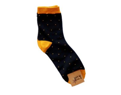 Dots Socks Black 12377