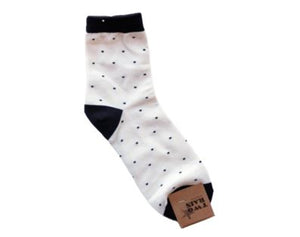 Dots Socks Ivory 12377