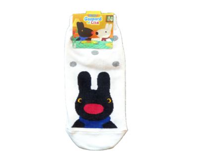 Gaspard & Liza White Socks Dot 12377