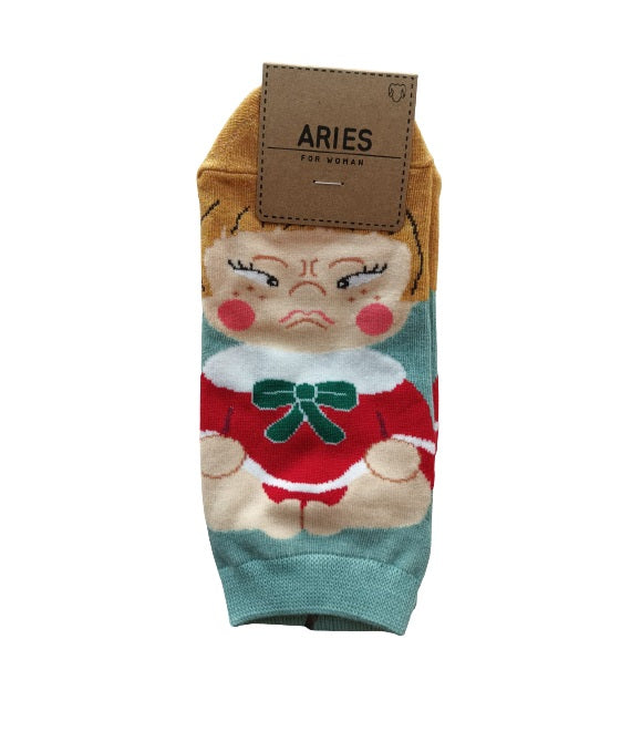 Angry Face Socks 12326