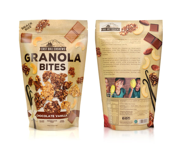 Chocolate Vanilla Granola Bites - East Bali Cashews