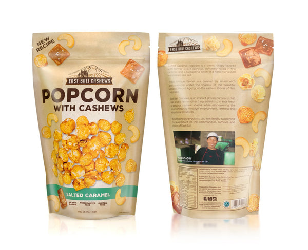 Salted Caramel Popcorn - East Bali Cashews