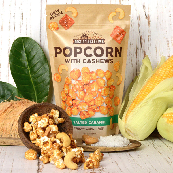 Salted Caramel Popcorn - East Bali Cashews
