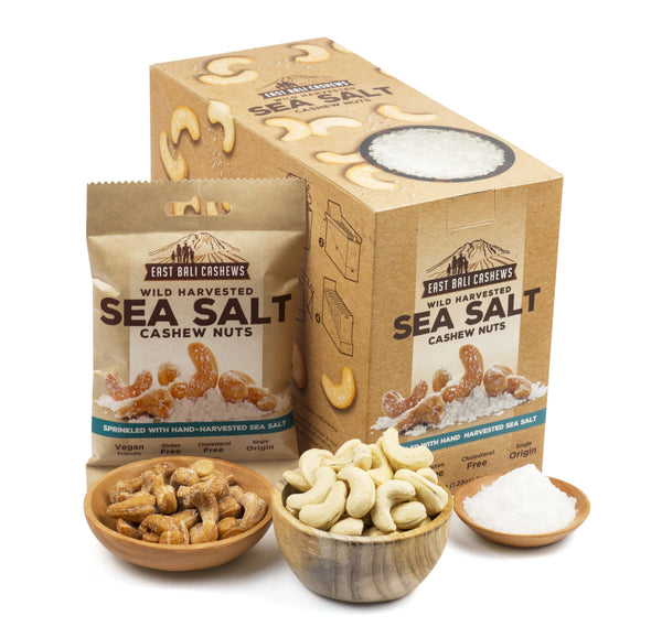 Sea Salt Cashew (10 count) - East Bali Cashews
