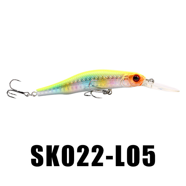 SeaKnight SK022 Suspending Minnow 1PC Retail Fishing Lure 80mm 9g 0~1.5M Artifical Hard Baits Wobblers BKK Hooks Lifelike Body