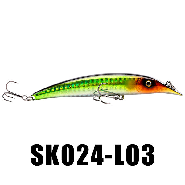 SeaKnight SK024 Minnow Fishing Lure 1PC 9g 98mm 0-1M Quality Artificial Hard Plastic Bait Floating Lure with BKK Hooks Swim Bait