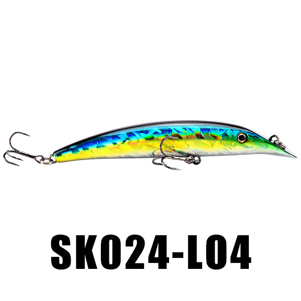 SeaKnight SK024 Minnow Fishing Lure 1PC 9g 98mm 0-1M Quality Artificial Hard Plastic Bait Floating Lure with BKK Hooks Swim Bait