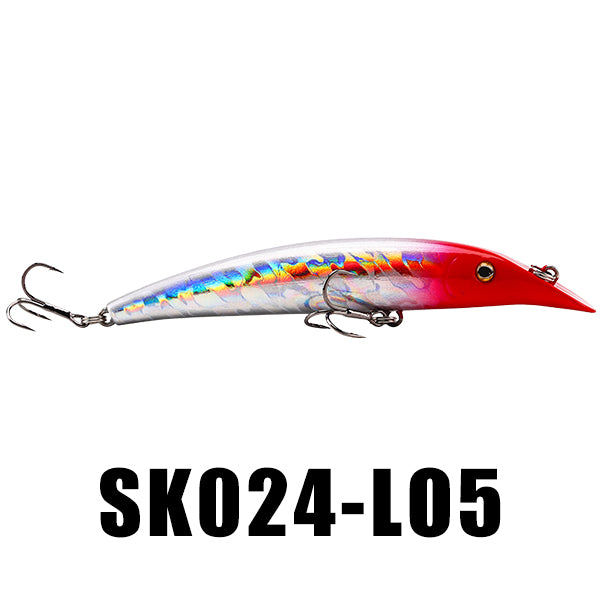 SeaKnight SK024 Minnow Fishing Lure 1PC 9g 98mm 0-1M Quality Artificial Hard Plastic Bait Floating Lure with BKK Hooks Swim Bait