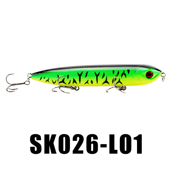 SeaKnight SK026 Floating Pencil Fishing Lure 1PC 128mm 26g Topwater Lure Artrificial Bait Hard Fishing Lure for Carp Fishing