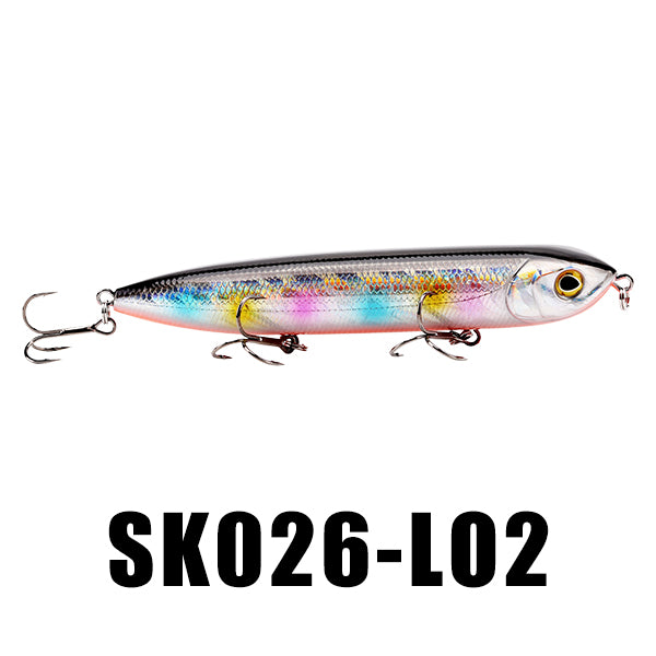 SeaKnight SK026 Floating Pencil Fishing Lure 1PC 128mm 26g Topwater Lure Artrificial Bait Hard Fishing Lure for Carp Fishing