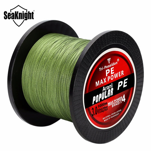 SeaKnight Tri-Poseidon Series 1000M 4 Strands Braided Fishing Line