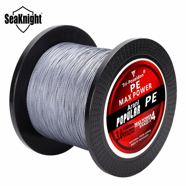 SeaKnight TP Series Braided Line 1000M 4 Stands 7 Colors