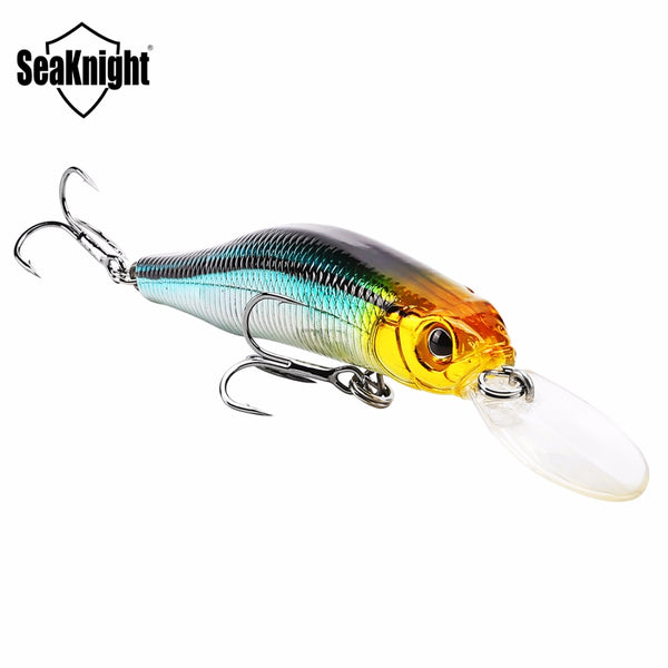 SeaKnight SK022 Suspending Minnow 1PC Retail Fishing Lure 80mm 9g 0~1.5M Artifical Hard Baits Wobblers BKK Hooks Lifelike Body