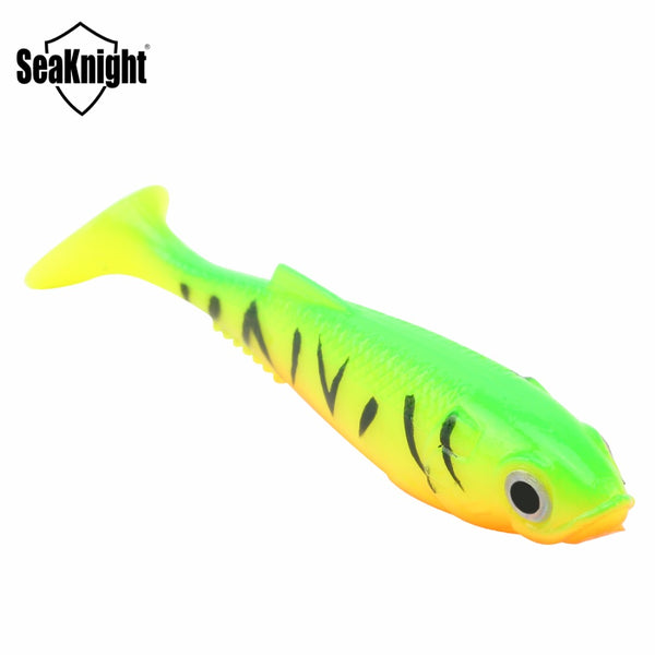 SeaKnight SL001 Soft Lures 4PCS/Bag 6g 90mm 3 Colors available Fishing Lure Soft Bait Fishlike 3D Eyes T Tail Fishing Tackle