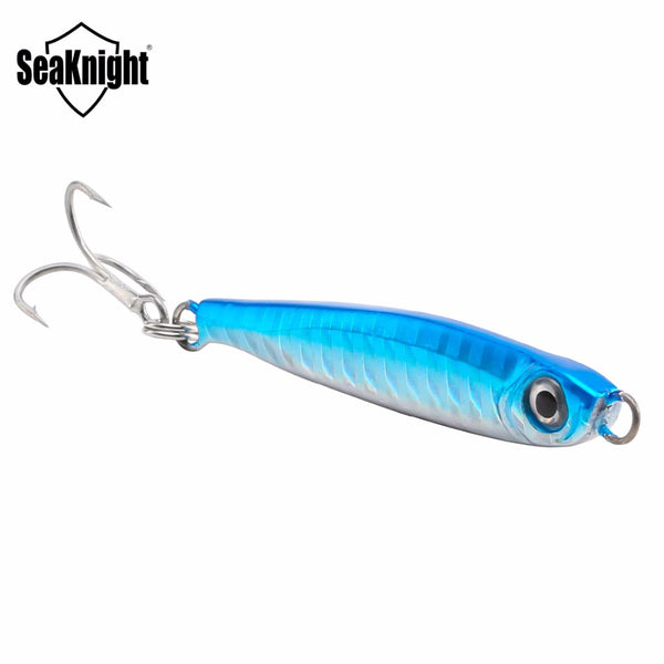 SeaKnight SK302 21g  J1PC Fishing Lure 65mm Metal Jigging Lure for Boat Fishing with BKK Hooks Lure Fishing Tackle