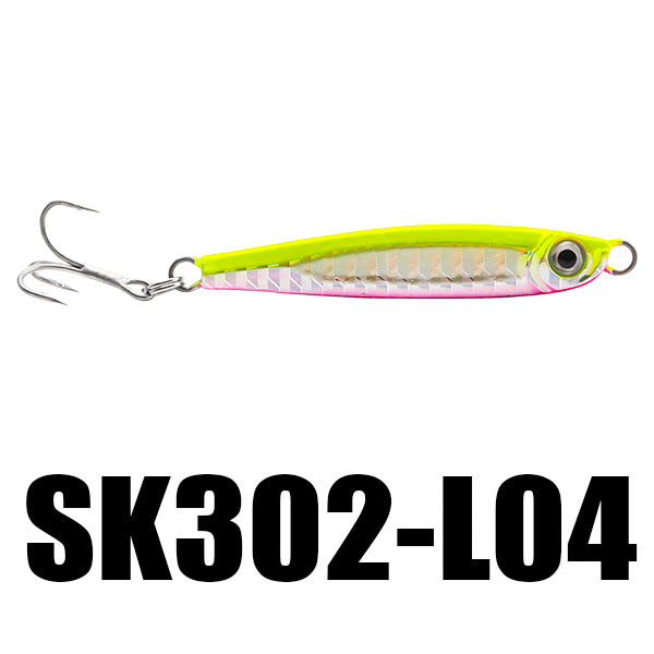 SeaKnight SK302 21g  J1PC Fishing Lure 65mm Metal Jigging Lure for Boat Fishing with BKK Hooks Lure Fishing Tackle