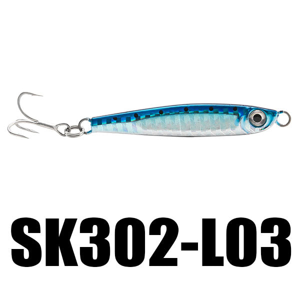 SeaKnight SK302 21g  J1PC Fishing Lure 65mm Metal Jigging Lure for Boat Fishing with BKK Hooks Lure Fishing Tackle
