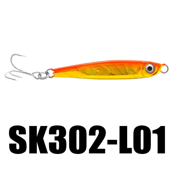 SeaKnight SK302 21g  J1PC Fishing Lure 65mm Metal Jigging Lure for Boat Fishing with BKK Hooks Lure Fishing Tackle
