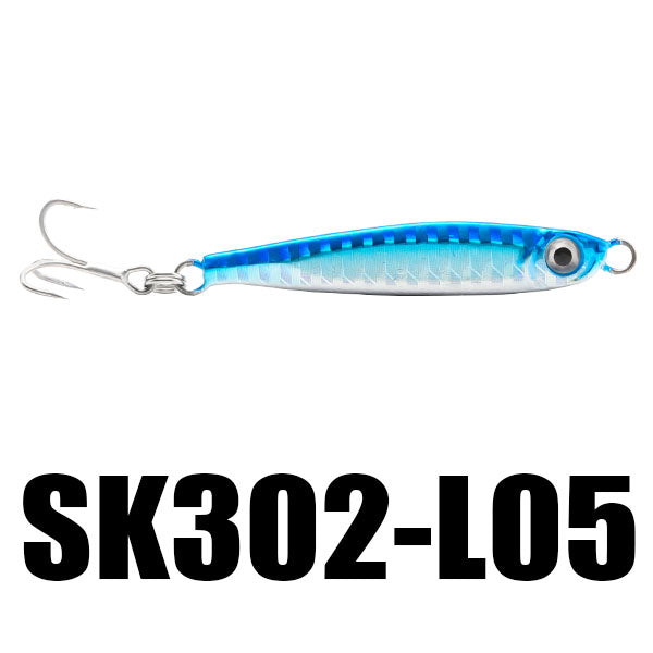 SeaKnight SK302 21g  J1PC Fishing Lure 65mm Metal Jigging Lure for Boat Fishing with BKK Hooks Lure Fishing Tackle