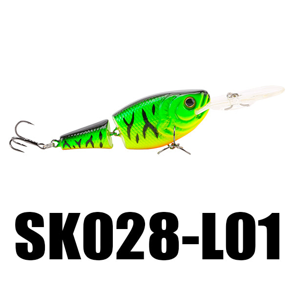 SeaKnight SK028 Floating Joint Bait 1PC 70mm 13.5g 0~1.5M 2 Sections Crankbait