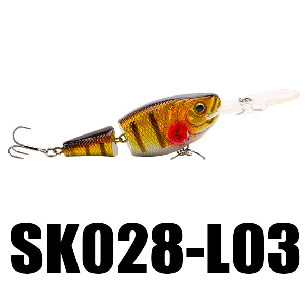 SeaKnight SK028 Floating Joint Bait 1PC 70mm 13.5g 0~1.5M 2 Sections Crankbait
