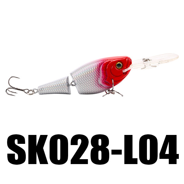 SeaKnight SK028 Floating Joint Bait 1PC 70mm 13.5g 0~1.5M 2 Sections Crankbait