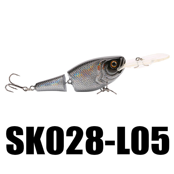 SeaKnight SK028 Floating Joint Bait 1PC 70mm 13.5g 0~1.5M 2 Sections Crankbait