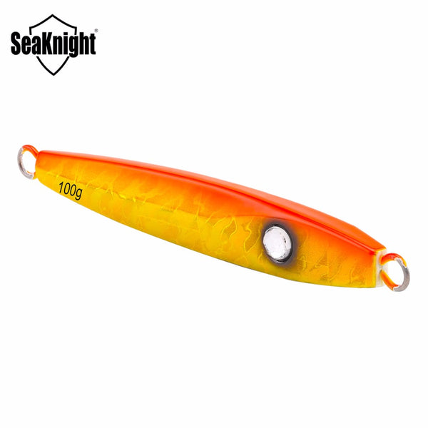 SeaKnight SK304 100g 145mm Boat Fishing Jig 1PC Jigging Spoon Hard Fishing Lure Casting Lure Carp Fishing Jig Saltwater Fishing