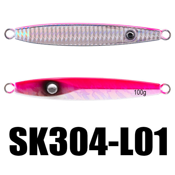 SeaKnight SK304 100g 145mm Boat Fishing Jig 1PC Jigging Spoon Hard Fishing Lure Casting Lure Carp Fishing Jig Saltwater Fishing