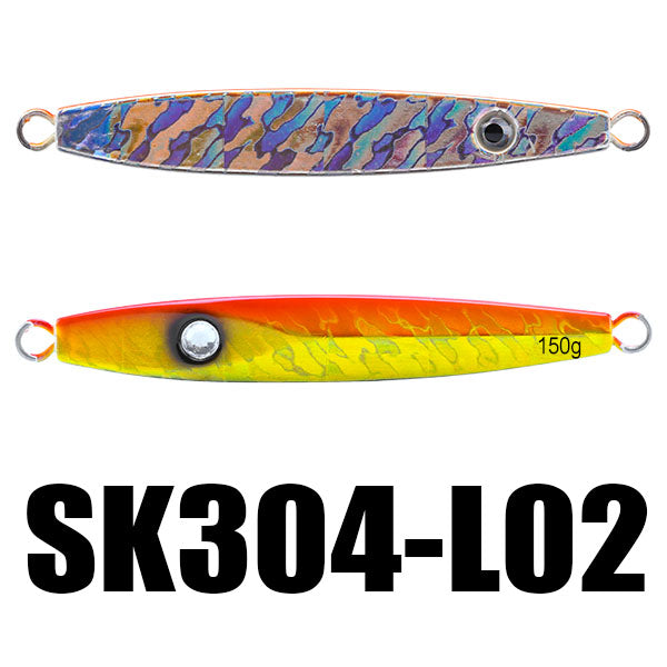 SeaKnight SK304 150g 168mm Jigging Fishing Spoon 1PC Metal Jig Sinking Lure Lead Fish Jig Boat Fishing Bass Carp Fishing Tackle