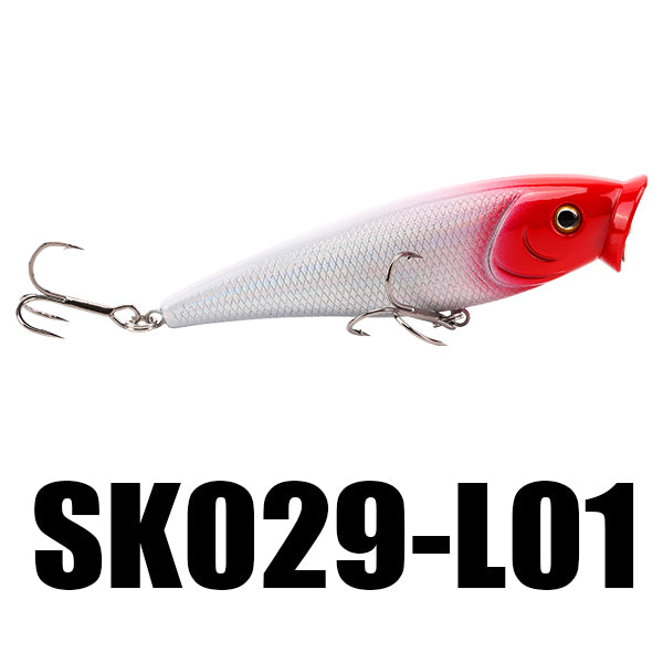 SeaKnight SK029 Topwater Popper Fishing Lure 1PC 95mm 14.5g Floating Lure Hard Bait Fishing Lure Wobblers Carp Fishing Tackle