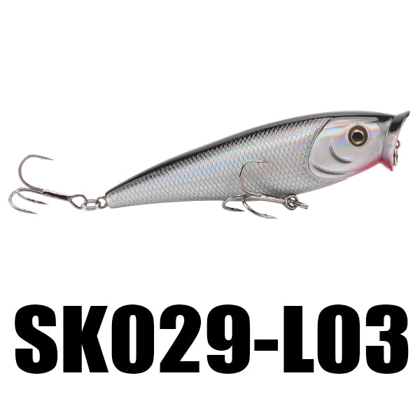 SeaKnight SK029 Topwater Popper Fishing Lure 1PC 95mm 14.5g Floating Lure Hard Bait Fishing Lure Wobblers Carp Fishing Tackle