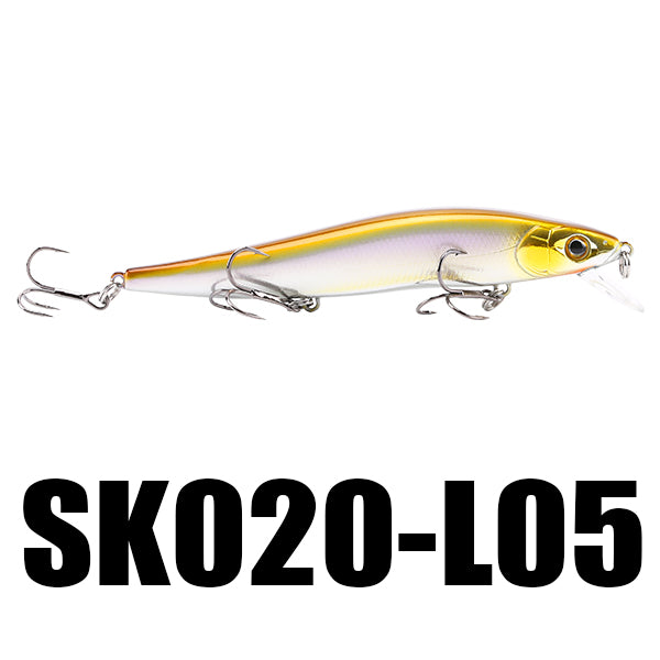 SeaKnight SK020 Fishing Lure 1PC Minnow 14g 110mm 0-1M Depth Wobbling Minnow Floating Lure Plastic Hard Bait Fishing Wobblers