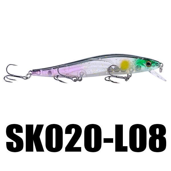SeaKnight SK020 Fishing Lure 1PC Minnow 14g 110mm 0-1M Depth Wobbling Minnow Floating Lure Plastic Hard Bait Fishing Wobblers