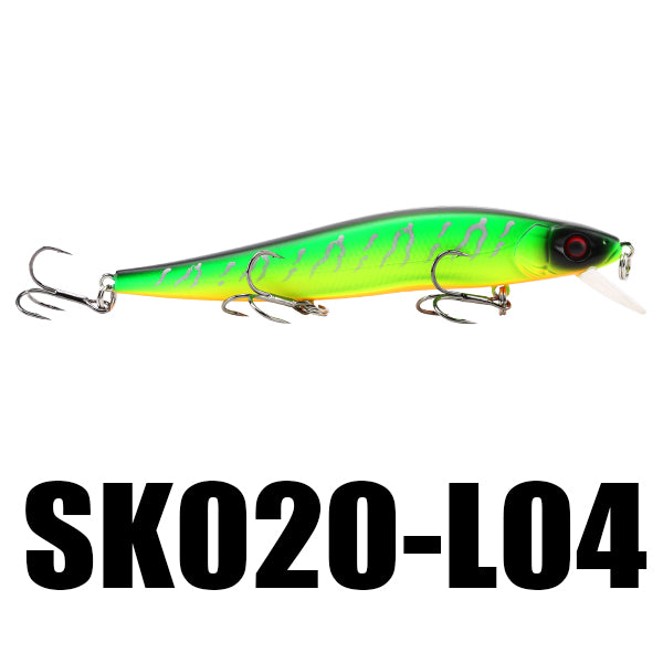 SeaKnight SK020 Fishing Lure 1PC Minnow 14g 110mm 0-1M Depth Wobbling Minnow Floating Lure Plastic Hard Bait Fishing Wobblers