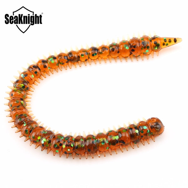 SeaKnight Soft Lure SL009 3.6g 130mm 8PCS/Bag Earthworm Fake Lure Silicone Soft Fishing Lure Centipede Worm Saltwater/Freshwater