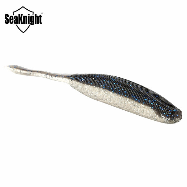 SeaKnight Soft Lure SL006 7.7g 5' 5in 125mm 6PCS Swimbait Silicone Soft Fishing Lure Bass Lure Carp Fishing Tackle Fishing Bait