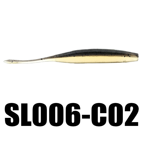 SeaKnight Soft Lure SL006 7.7g 5' 5in 125mm 6PCS Swimbait Silicone Soft Fishing Lure Bass Lure Carp Fishing Tackle Fishing Bait