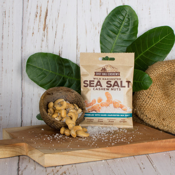 Sea Salt Cashew (10 count) - East Bali Cashews